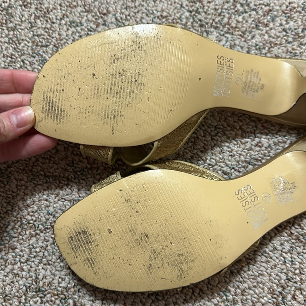 Mootsies Tooties kitten heeled shoes size 9 - Picture 10 of 12